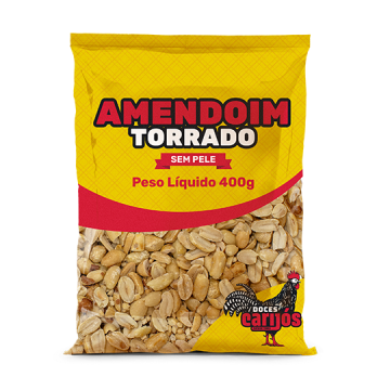 Amendoim Torrado Sem Pele 400g