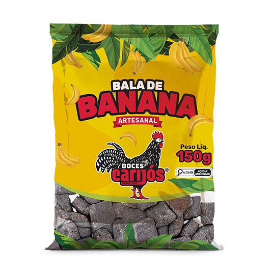 Bala de Banana Carijós 150g